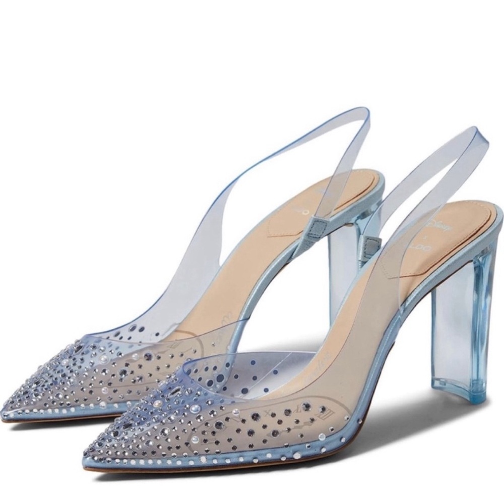 DISNEY ALDO STRIKETWELVE CINDERELLA HELLS 7.5